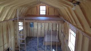 REPO 12x40 Side Lofted Barn with Electric & Insulation!!! NO CREDIT CHECK