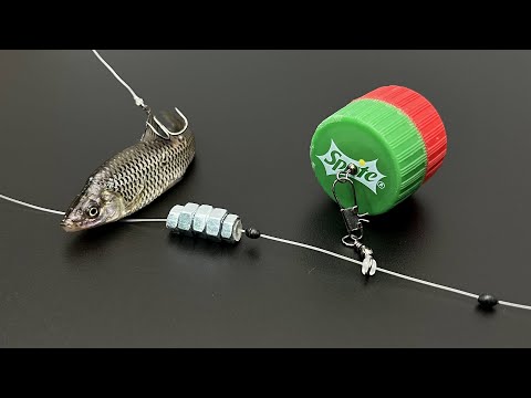 Do not throw away bottle caps, useful for fishing, tackle for a predator