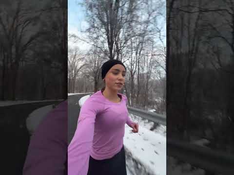 snow day run vlog 🤭❄️  #explore #vlog #aesthetic #outfit #running