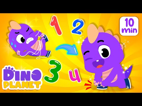 Dino Dance Song💃🏻💃🏻  | Playlist | Dino Cartoon, Songs for Kids - DINO Planet