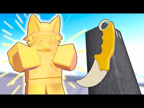 I Unlocked *Midas Touch KNIFE* In Roblox Rivals