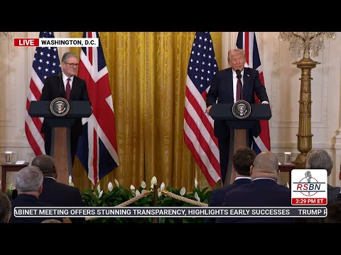 FULL SPEECH: President Trump and UK Prime Minister Starmer Hold a Press Conference - 2/27/25