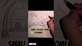 #short #art #drawing #easydrawingstepbystep #house #homeart #homedrawing #villageart #viralshorts