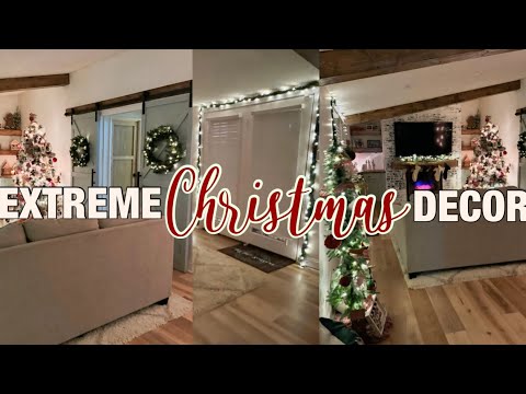 **2024 🎄DOUBLE WIDE CHRISTMAS DECOR | mobile home Christmas decorate with me!