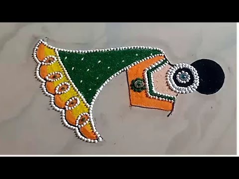 Simple mahashivaratri girl rangoli🌟Mahashivratri rangoli🌟Shivaratri rangoli🌟Ratham muggulu | rangoli