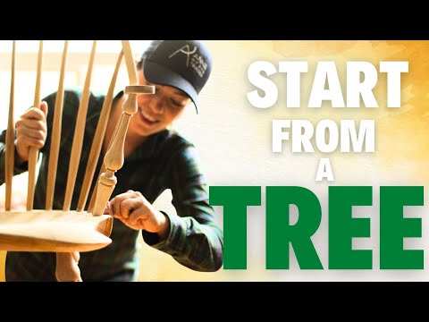 Building A Chair, The Old Fashioned Way // Handtool Woodworking