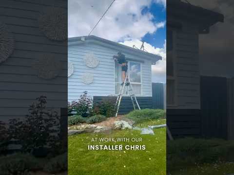 At work with our Installer Chris | Awning installation