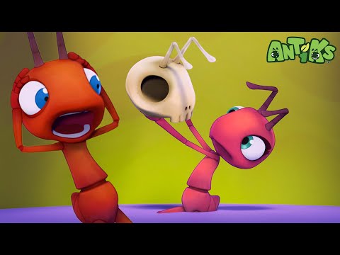 Trapped in the Slippery Plant! | Antiks 🐜 | Funny Cartoons for Kids