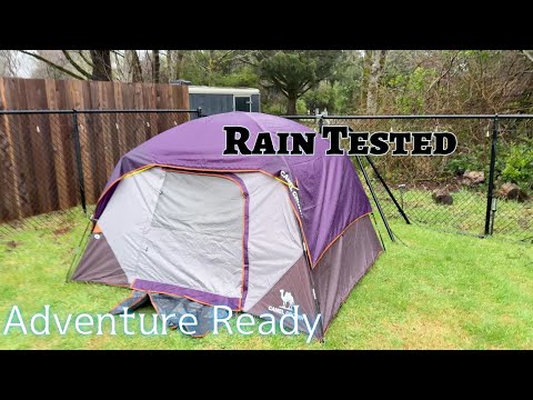 Camel Crown 4 Person Tent Rain Update