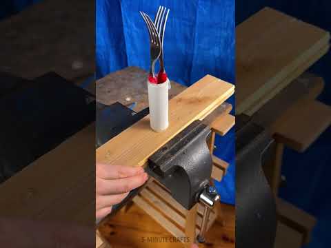 A brilliant way to reuse forks for your workshop project