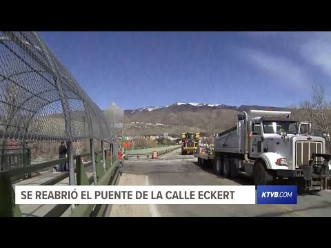 Se anuncia la reapertura del puente de la calle Eckert tras la finalización de las reparaciones prov