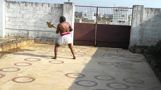 Mace fight (ponthan dhadi,gada)act in silambam-Indian-(Tamil) oldest martial art(2500-B.C-epic age)