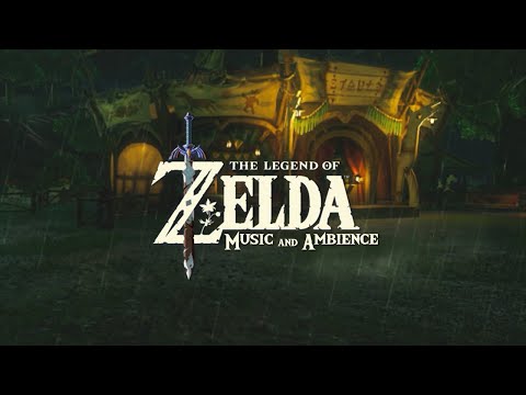 Rainy day vibes... Relaxing video game music (Zelda music) calm your mind while it's raining