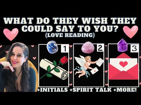 WHAT DO THEY WANT TO SAY TO YOU? TAROT PICK A CARD READING (+Spirit Talk +charms +channeling)