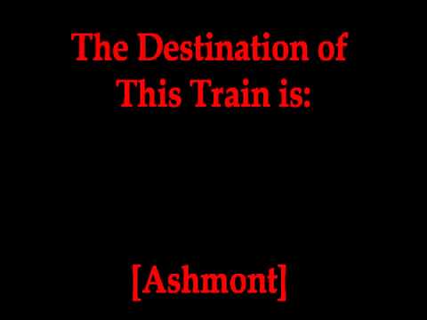 MBTA Red Line Announcement: The Destination of this Train is Ashmont No smoking Please