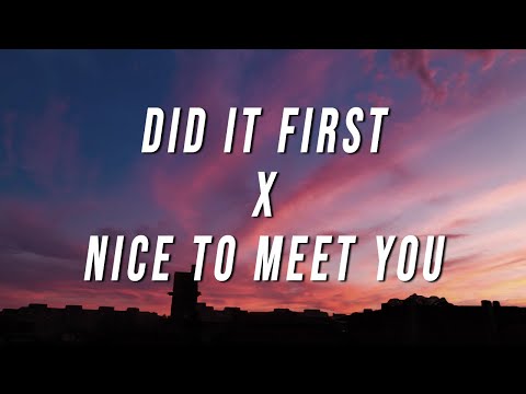 Ice Spice, PinkPantheress - Did It First X Nice to meet you (TikTok Mashup) [Lyrics]