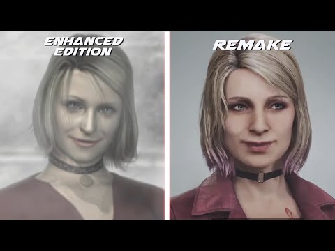 Silent Hill 2 - James meets Maria Scene Comparison [Enhanced Edition vs Remake]