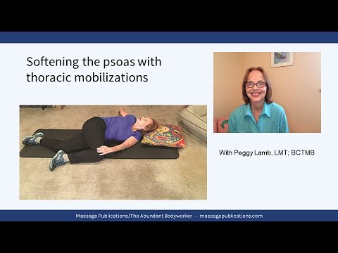 Softening the psoas with thoracic mobilizations