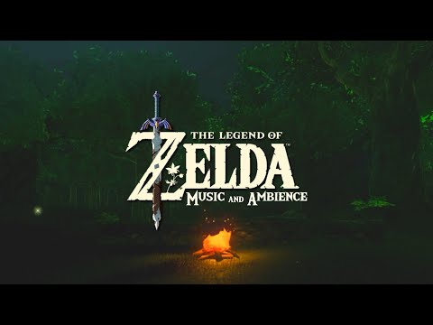 Rest in our campfire ambience with zelda video games music mix