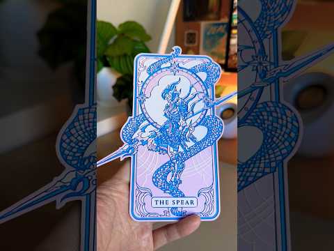 3D Printing my 2D Art | Dragoon Tarot Card 🐉 #3dprinting #finalfantasy #3d