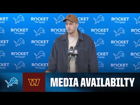 Jared Goff postgame media availability | 2024 NFC Divisional Round: Lions vs. Commanders