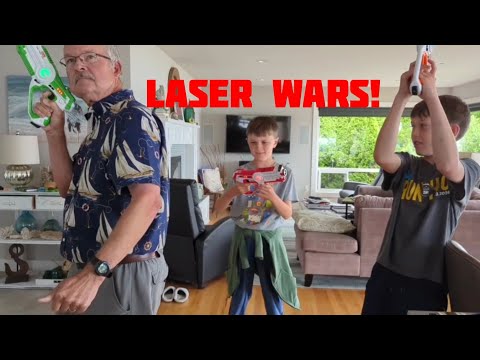 LASER WARS! (A Laser Tag Challenge)