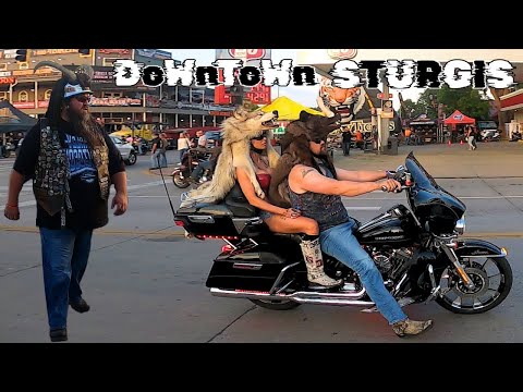 Sights and Sounds of Downtown Sturgis During the 84th Annual Rally