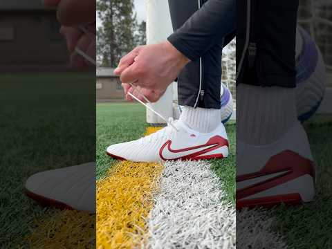 ASMR Soccer Training In NEW Nike Tiempo 10 🎧⚽️ #asmr #soccer #football