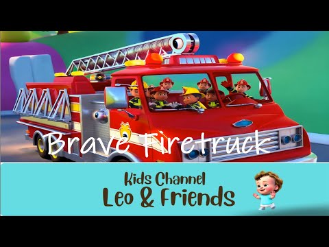 🚒 Brave Firetruck to the Rescue! | Firefighter Adventure for Kids 🔥👨‍🚒