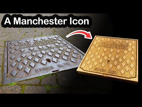 Making Manhole Coasters - CNC, Wood & Epoxy