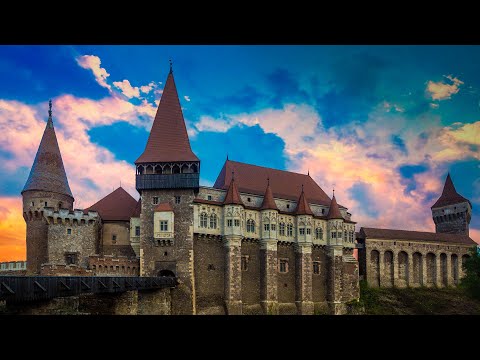 Flying Over Ancient Medieval Castles, Fortresses, and Ruins — 4K UHD Drone Aerial Screensaver