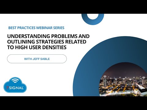 Understanding Problems & Outlining Strategies Related to High User Density