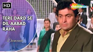 Tere Dard Se Dil Aabad Raha | Deewana (1992) | Rishi Kapoor | Divya Bharti | Kumar Sanu Hit Song