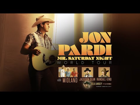 Jon Pardi Announces the Mr. Saturday Night World Tour