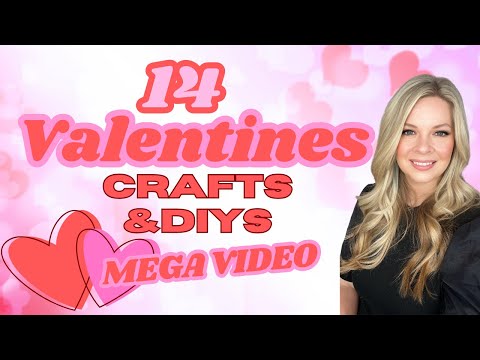 ❤️ VALENTINE MEGA VIDEO ❤️ 14 Valentine DIY Crafts to try ❤️