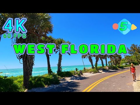 Englewood to Anna Maria Drive Part 5/8, Florida USA 4K-UHD