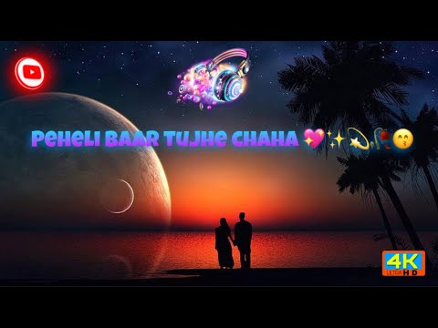 Peheli baar tujhe chaha 💖✨💫🥀😙|| romantic hindi song 🎧 #romantichindisongs #romanticsongs #newsong