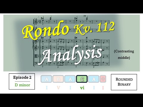 Analyzing: RONDO from W. A. Mozart, Symphony no. 13, Kv. 112, IV #musicanalysis