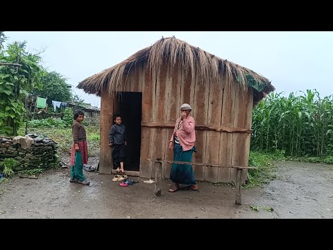 Best Life in The Nepali Mountain Village During The Rainy Season । Best Compilation Video rainy Time