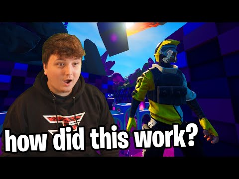 He made a Fortnite Kevin the Cube Deathrun.. (insane)