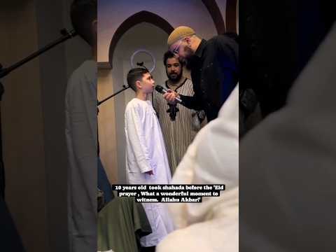 10 Year old Boy accept islam #allah #muhammad #newmuslim #exploreislam #learnislam #quran #revert