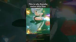 THIS IS WHY KAZUHA MAINS SKIP XIAO