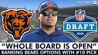 Ranking The Bears Draft Options & Scenarios With #10 Pick After 2025 NFL Free Agency