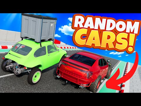 We Used RANDOM Cars For a Jump Challenge in BeamNG Drive Mods!