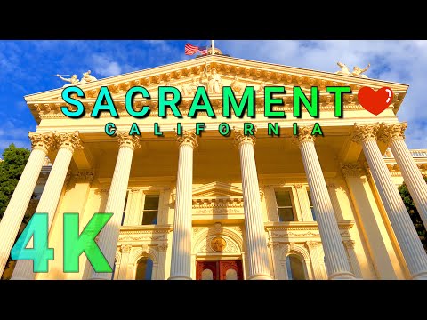 California State Capitol Building, Sacramento USA 4K - UHD