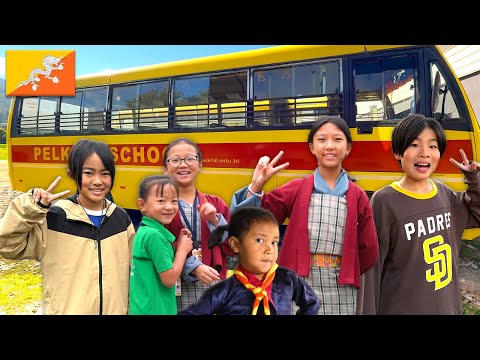 ブータンの学校へ行ってみよう！ 幸せ教育　かえであーたん　Kaede and Ahtan Family trip to Bhutan