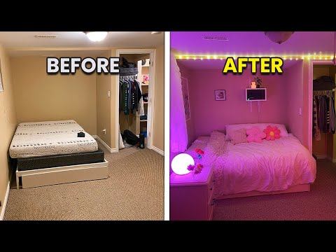 Transforming My Girlfriend’s EMPTY Room Into Her DREAM Room!