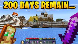 Just 200 Days REMAIN in HARDCORE Minecraft...