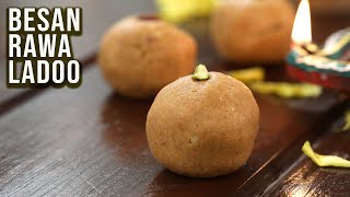 How To Make Besan Rava Ladoo | ₹199 Only | Budget Binge | Diwali Special Recipe | Rava Laddu | Ruchi