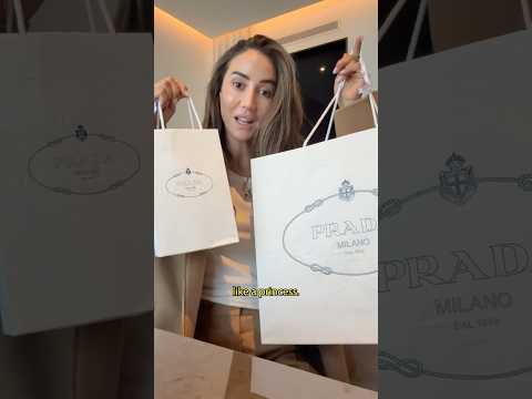 Unboxing Two Beautiful Prada Gifts! #shorts